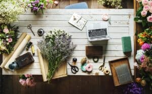 arrangement, attractive, beautiful, bloom, blossom, bouquet, business, colorful, decoration, detail, floral, florist, flowers, natural, plants, present, shop, small business, wooden table, beautiful flowers, nature, workspace, florist, flower wallpaper, flower background, florist, small business, small business, small business, small business, small business